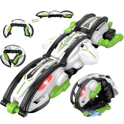 IQOEM 专利正版2.4G毛毛虫遥控特技车龙甲变形翻滚高速漂移玩具车