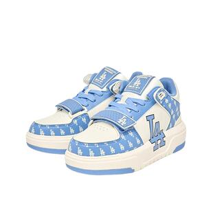 mlb官方授权NY鞋子男23新款情侣厚底老花老爹鞋复古休闲板鞋女潮