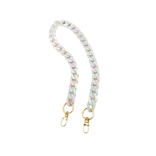 炫彩亚克力链条包包链条配件吴宣仪同款手机壳链子手提单肩斜挎绳