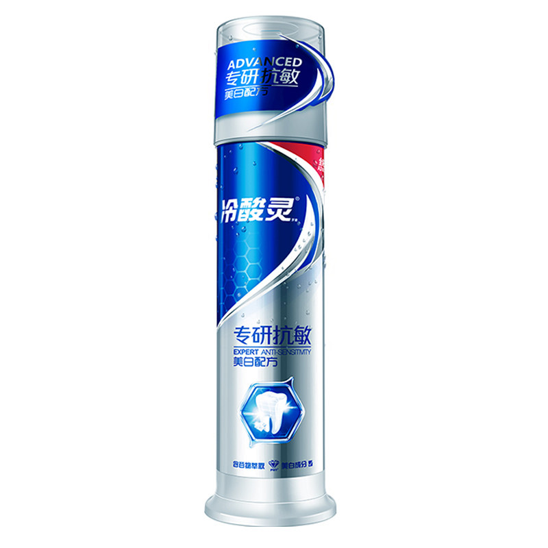 冷酸灵专研抗敏牙膏美白去烟渍