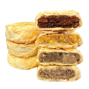 【香菇来了】伯香村黄庄月饼礼盒五仁手工蛋黄酥饼正宗河北特产