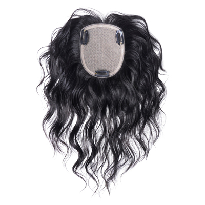 假发女头顶真发卷发自然高颅顶