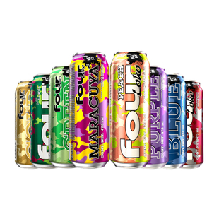 FOUR LOKO 四洛克进口果味气泡鸡尾酒微醺果味酒饮料聚会473ml*6