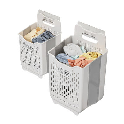 佳帮手可折叠壁挂脏衣篮