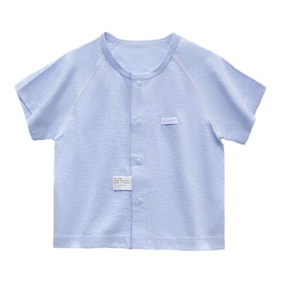 慧童0-3岁家居服短袖对开襟内衣