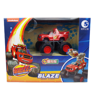BLAZE旋风战车队飙速消防变形玩具滑行车拼插积木儿童圣诞节礼物