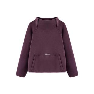 半度闲女童高领加绒卫衣洋气中大童冬装新款儿童加厚冬季保暖上衣