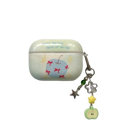 小众ins苹果蝴蝶结适用苹果耳机保护套airpods4无线蓝牙耳机壳三四airpodpro2二代ipod耳机盒airpods3保护壳
