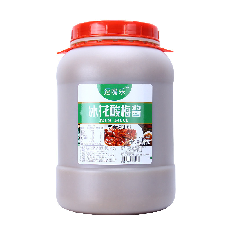 逗嘴乐冰花酸梅酱6kg酸甜爽口