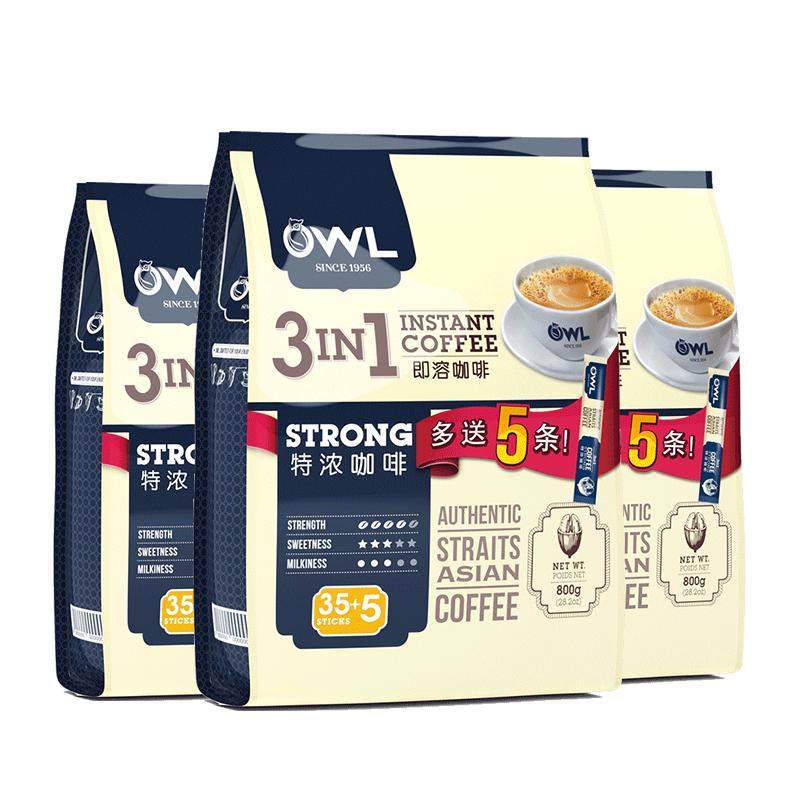 条装猫头鹰咖啡OWL三合一
