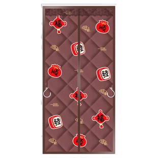 冬季加厚棉门帘磁性自吸家用保暖保温挡风防风隔断挂帘子防寒防冷