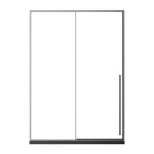 【定制】九牧三门淋浴房一字型卫生间干湿分离玻璃隔断不锈钢E19