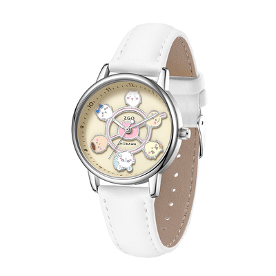 吉伊卡哇联名正港旋转木马手表女款初中学生儿童Chiikawa生日礼物