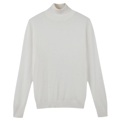 STELLAM女装DIAMOND 纯色高领羊毛针织圆领秋冬