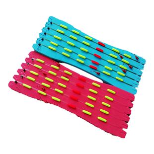 进口金海夕朝天钩线组七星漂红头朝天钩钓组传统钓鲫鱼细钩穿红虫