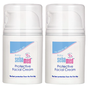 施巴婴儿护面霜儿童孩宝宝新生幼润肤乳秋冬保湿脸2瓶效期至26.5