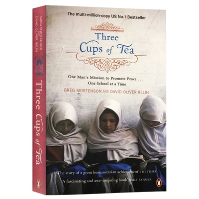 三杯茶 英文原版 Three Cups Of Tea 葛瑞格 摩顿森 英文版外国文学小说书 现货正版进口原版英语书籍