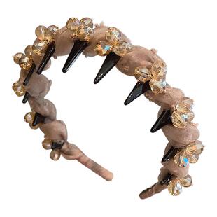 高颅顶发箍女2025新款秋冬发带高级感洋气时尚压发卡洗脸头箍头饰