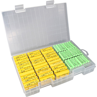 5号7号9V电池收纳盒五号七号电池盒带开关电池槽电池仓装电池盒子