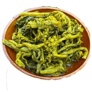 腌油菜苔咸菜苔小油菜小菜子酒店供应下饭菜安徽马鞍山特产350g