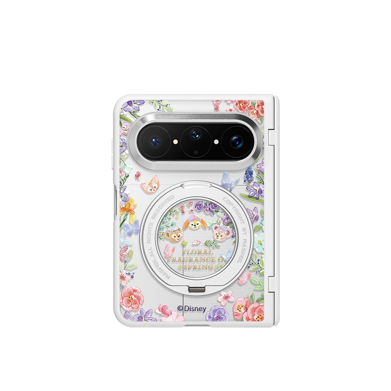 MASFEIL× 春日贝儿适用华为PuraXMax手机壳磁吸带支架小折叠阔PURA典藏版中轴全包保护套防摔女x2高档半透明