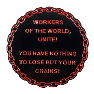 马克思马丁路德金名人语录徽章英语句子正能量无产者格言胸针pin