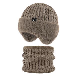 中老年人帽女冬季奶奶老太太妈妈保暖针织秋冬老人毛线帽围巾