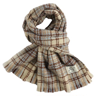 围巾女冬季2025新款送女朋友生日礼物初中生ins潮格子正流行披肩