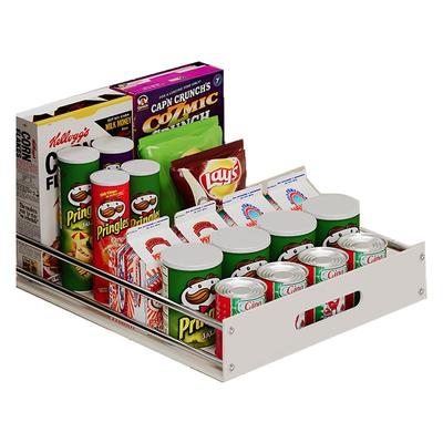 pp食品级拉篮配滑轨免钉收纳箱
