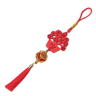 新年春节木牌挂件 挂饰绿植室外装饰活动商场物业公司挂件钥匙扣