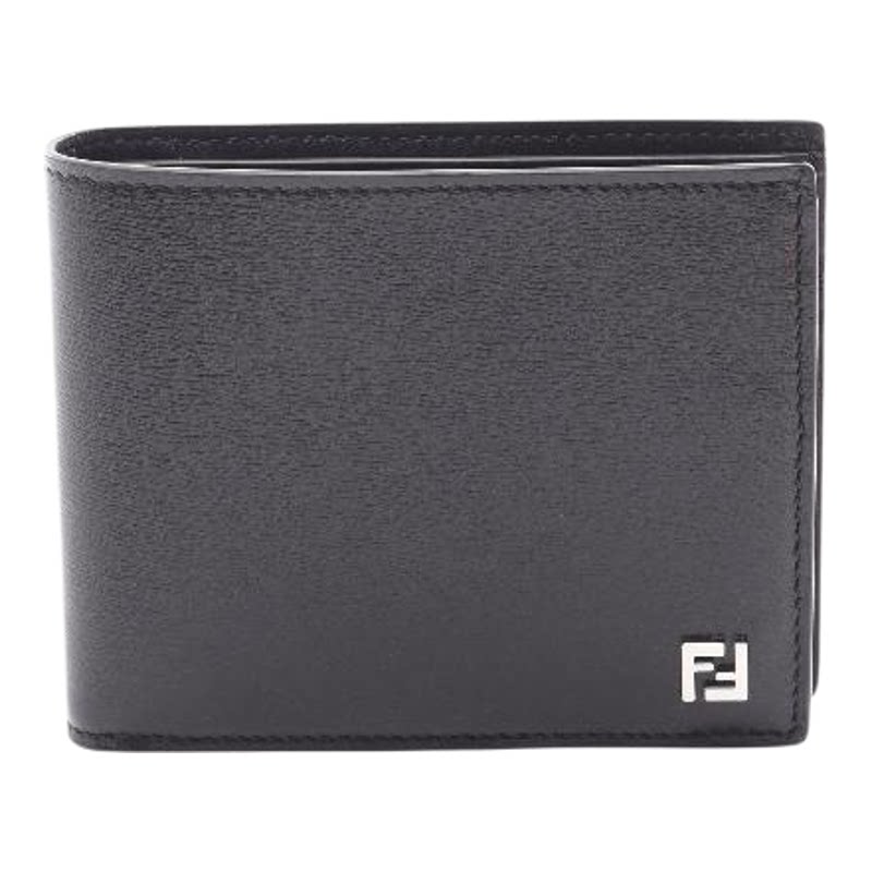 中古Fendi芬迪短钱包メンズ牛皮