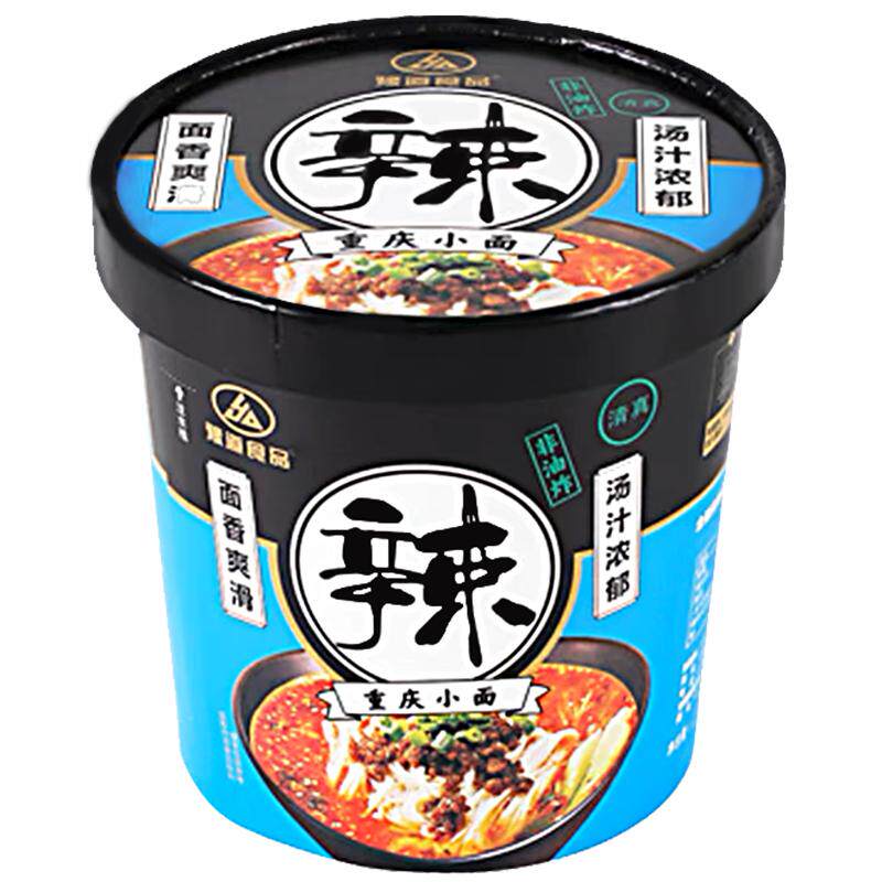 重庆小面速食冲泡方便面香辣过瘾