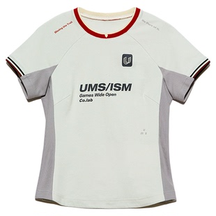 UMAMIISM 有茂密声 速干衣防晒羽毛球跑步索罗娜球衣运动短袖T恤