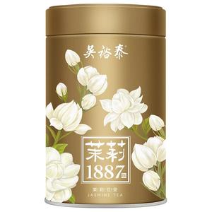 镇店吴裕泰1887茉莉花茶特种白毫银针花茶茉莉花绿茶叶120g量贩