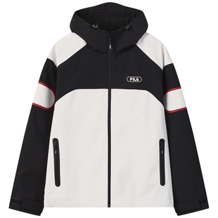 易烊千玺同款FILA斐乐官方男梭织外套25冬新款时尚休闲防泼水上衣