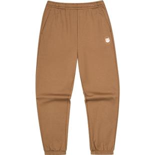 鸿星尔克加绒裤子男冬加厚男士宽松卫裤青少年运动裤休闲裤男裤