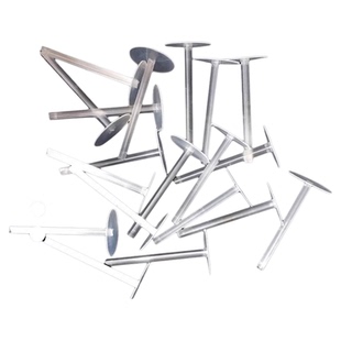 一次性长底托蛋糕装饰摆件玩偶固定塑料底座打桩盘支架烘焙插件l