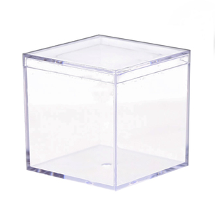 正方形透明塑料糖果盒亚克力食品结婚喜糖包装首饰礼品四方小盒子