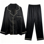 猫人冰丝男士睡衣春秋款夏季薄款2026新款宽松大码送男友爸爸礼盒