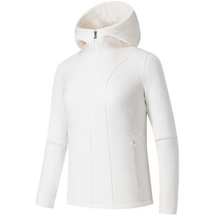 安踏冠军全天候系列 密暖绒立领外套女士冬季加绒运动服162540709