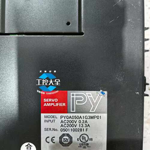 议价伺服驱动器PY0A050A1G3MP01维修