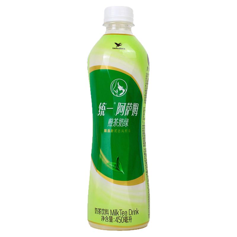 统一阿萨姆奶茶煎茶奶绿450ml