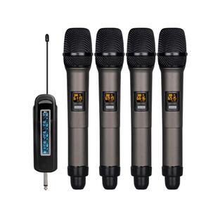 G-mark X440 无线话筒一拖四家用唱歌户外K歌专业U段麦克风