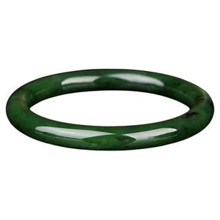 七彩云南和田玉碧玉手镯叮当镯圆条纤细清凉少女款送女友节日礼物