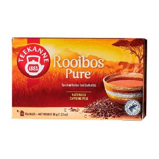 进口Teekanne原味路易波士茶南非线金雀花无咖啡因无糖袋泡茶