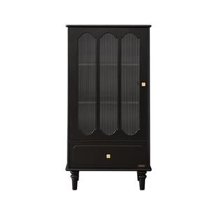 全友家居美式复古风靠墙餐边柜客厅收纳储物茶水柜厨房置物备餐柜