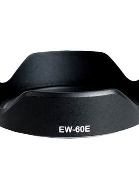 耐影适用于佳能EW-60E遮光罩11-22MM F/4-5.6E STM镜头EF-M微单镜头莲花遮阳罩可反扣兼容配件55mm滤镜镜头盖