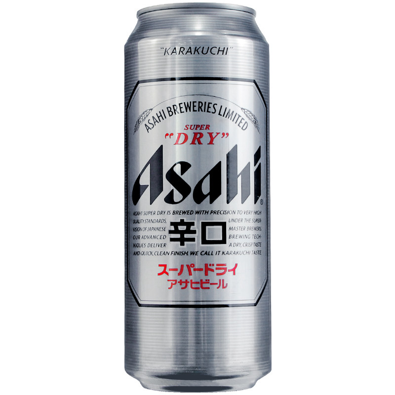 朝日啤酒500ml*24罐整箱装