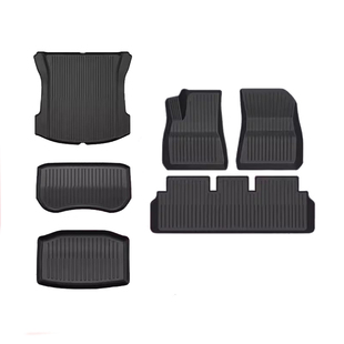 适用特斯拉Model3Y焕新版脚垫360全包围软包地垫TPE汽车改装y配件