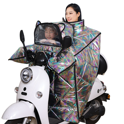 亲子款挡风被冬季护背可收纳帽子